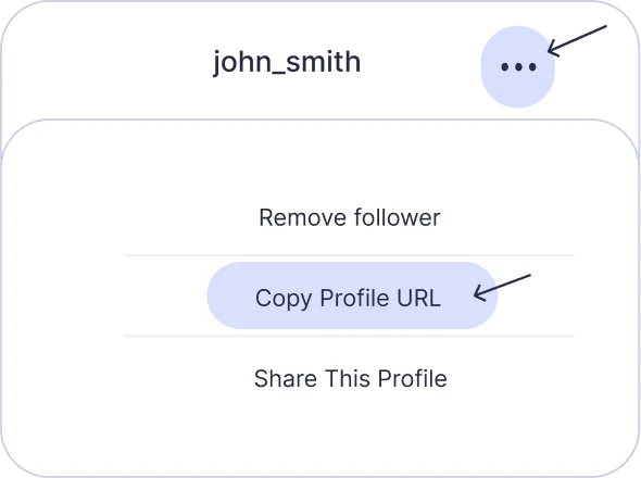 Profile URL to view